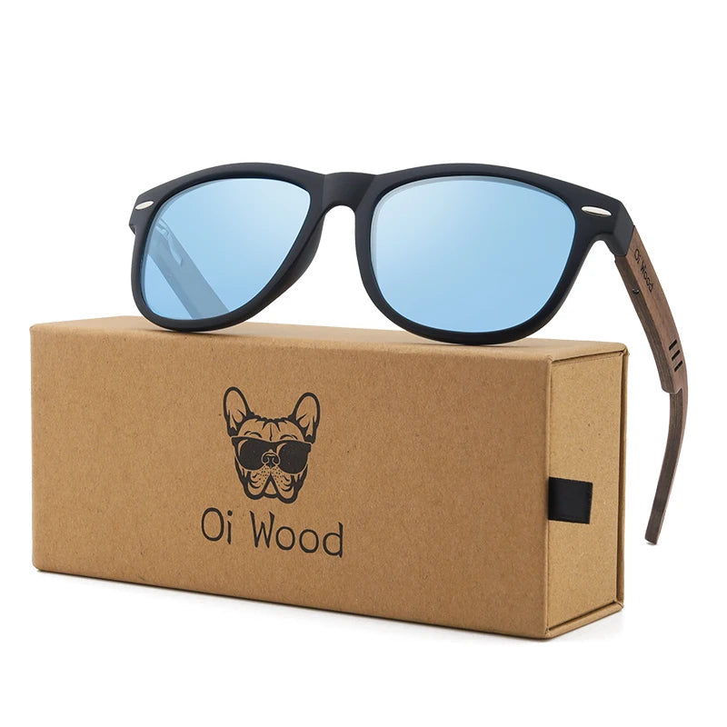 Sunglasses Polarized Black Walnut Wood Sunglasses for Man Polarized High Quality Sun Glasses Men UV400 Eyewear