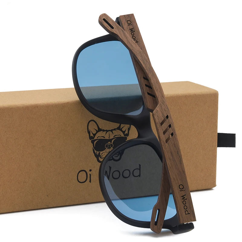 Sunglasses Polarized Black Walnut Wood Sunglasses for Man Polarized High Quality Sun Glasses Men UV400 Eyewear