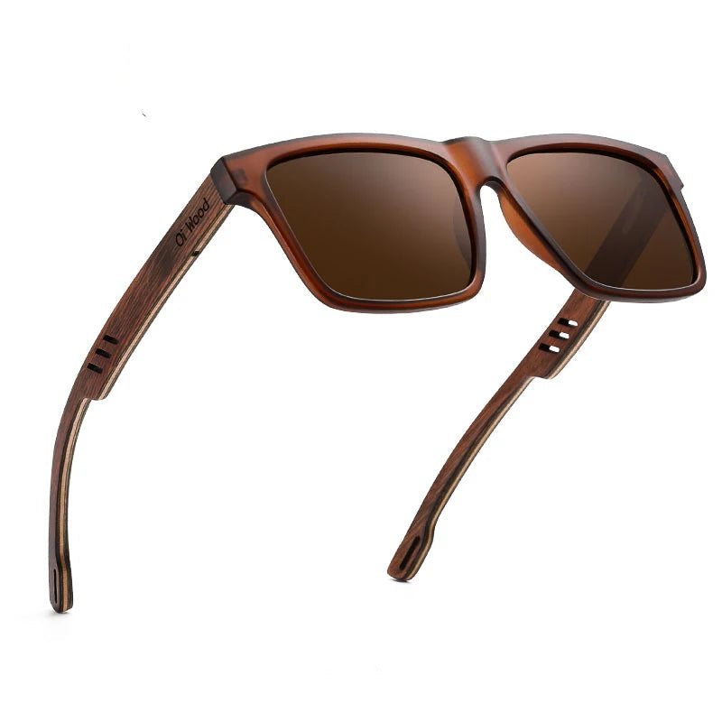 New High Quality Square Sunglasses for Men Polarized UV400 Fashion Sunglass Mirror Sport Sun Glasses Driving Oculos