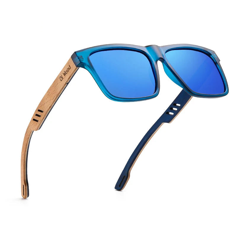 New High Quality Square Sunglasses for Men Polarized UV400 Fashion Sunglass Mirror Sport Sun Glasses Driving Oculos